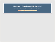 Tablet Screenshot of metzdowd.com